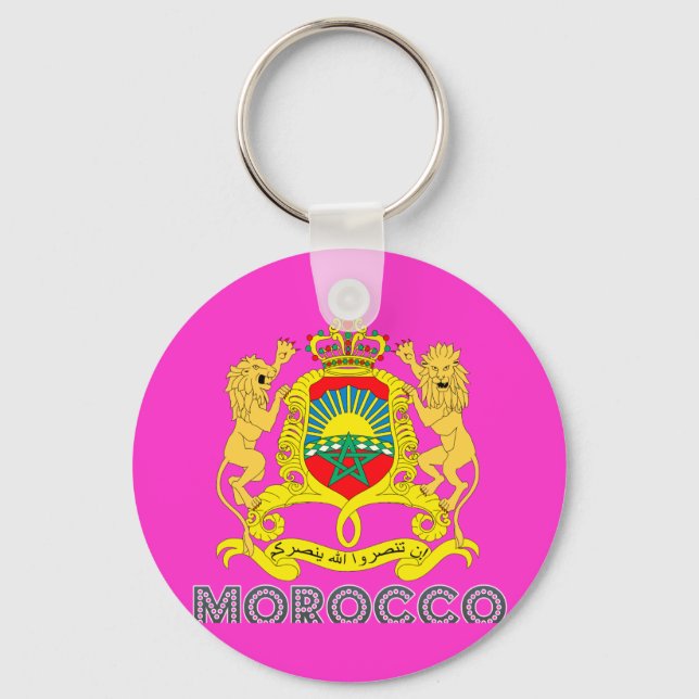 Moroccan Emblem Key Ring (Front)