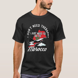 Moroccan Flag I Morocco Flag I Vacation  I Morocco T-Shirt