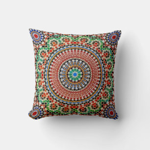 Moroccan Geometric Pattern Cushion