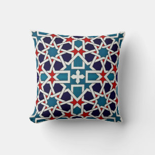 Moroccan Geometric Throw Pillow ،Timeless Elegance