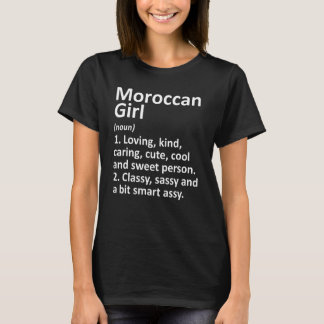 Moroccan Girl Morocco   Country Home Roots Descent T-Shirt