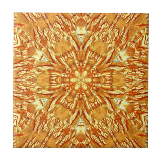 moroccan gold star tile (Front)