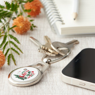 Moroccan Heritage Keychain | Morocco Art Key Ring
