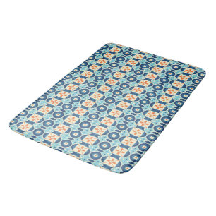 Moroccan-inspired pattern bath mat