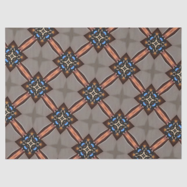 moroccan kaleidoscope tissue paper (Front)