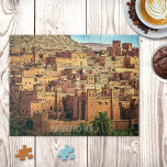 Moroccan Kasbah Desert City Puzzle<br><div class="desc">Puzzle featuring a city in the desert of Morocco. With so many matching colors and shapes an extra challenge!</div>