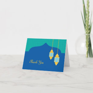 Moroccan Lantern Thank You Card