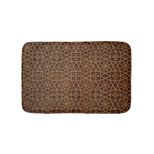 Moroccan Lattice Bath Mat