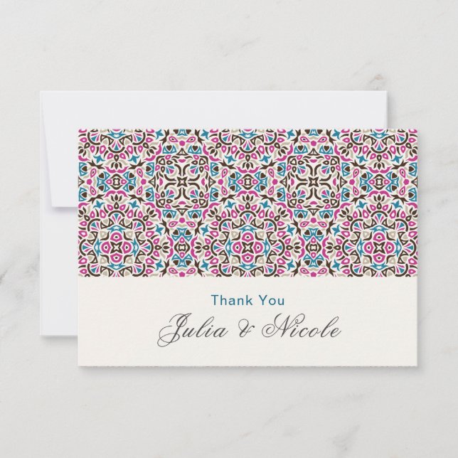  Moroccan Lattice Geometric Mandala Wedding (Front)