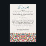 Moroccan Lattice Geometric Mandala Wedding Enclosure Card<br><div class="desc">Beautiful Invitation to celebrate Special occasions and festivals comes with digital and E-invitation as per your request. We would love to replicate our designs to make multiple products like rsvp cards, labels envelopes, and more. Customisation is available for ready to print on request at info@shamaurcreatif@gmail.com. Look Forward to hearing from...</div>