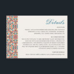 Moroccan Lattice Geometric Mandala Wedding Enclosure Card<br><div class="desc">Beautiful Invitation to celebrate Special occasions and festivals comes with digital and E-invitation as per your request. We would love to replicate our designs to make multiple products like rsvp cards, labels envelopes, and more. Customisation is available for ready to print on request at info@shamaurcreatif@gmail.com. Look Forward to hearing from...</div>