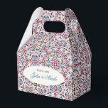 Moroccan Lattice Geometric Mandala Wedding Favour Box<br><div class="desc">Beautiful Invitation to celebrate Special occasions and festivals comes with digital and E-invitation as per your request. We would love to replicate our designs to make multiple products like rsvp cards, labels envelopes, and more. Customisation is available for ready to print on request at info@shamaurcreatif@gmail.com. Look Forward to hearing from...</div>