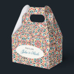 Moroccan Lattice Geometric Mandala Wedding Favour Box<br><div class="desc">Beautiful Invitation to celebrate Special occasions and festivals comes with digital and E-invitation as per your request. We would love to replicate our designs to make multiple products like rsvp cards, labels envelopes, and more. Customisation is available for ready to print on request at info@shamaurcreatif@gmail.com. Look Forward to hearing from...</div>