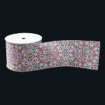 Moroccan Lattice Geometric Mandala Wedding Grosgrain Ribbon<br><div class="desc">Beautiful Invitation to celebrate Special occasions and festivals comes with digital and E-invitation as per your request. We would love to replicate our designs to make multiple products like rsvp cards, labels envelopes, and more. Customisation is available for ready to print on request at info@shamaurcreatif@gmail.com Look Forward to hearing from...</div>