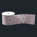 Moroccan Lattice Geometric Mandala Wedding Grosgrain Ribbon<br><div class="desc">Beautiful Invitation to celebrate Special occasions and festivals comes with digital and E-invitation as per your request. We would love to replicate our designs to make multiple products like rsvp cards, labels envelopes, and more. Customisation is available for ready to print on request at info@shamaurcreatif@gmail.com Look Forward to hearing from...</div>