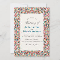 Moroccan Lattice Geometric Mandala Wedding