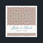 Moroccan Lattice Geometric Mandala Wedding Napkin<br><div class="desc">Beautiful Invitation to celebrate Special occasions and festivals comes with digital and E-invitation as per your request. We would love to replicate our designs to make multiple products like rsvp cards, labels envelopes, and more. Customisation is available for ready to print on request at info@shamaurcreatif@gmail.com. Look Forward to hearing from...</div>