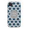 Moroccan Lattice Navy Blue Grey White Personalised