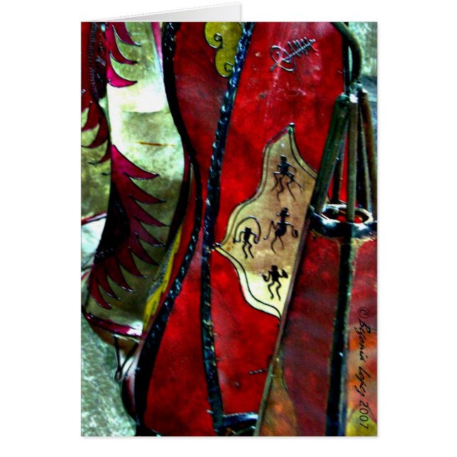 Moroccan Leather Lamps (Front)