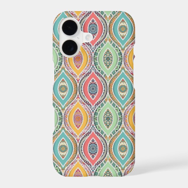 Moroccan mandala colourful ethnic pattern (Back)