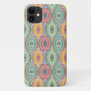 Moroccan mandala colourful ethnic pattern Case-Mate iPhone case
