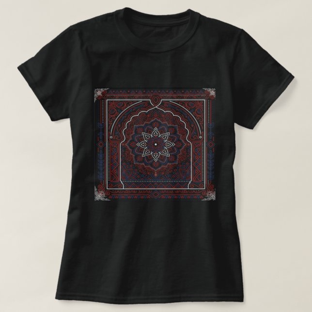 Moroccan Mandala T-Shirt (Design Front)