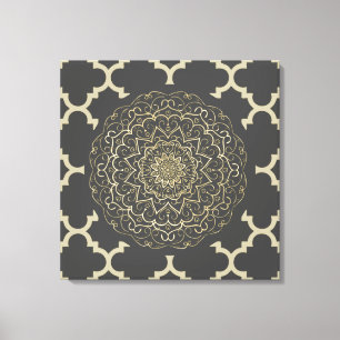 Moroccan Mandala - Wrapped Canvas
