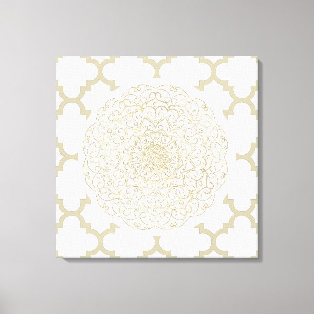 Moroccan Mandala - Wrapped Canvas (Front)