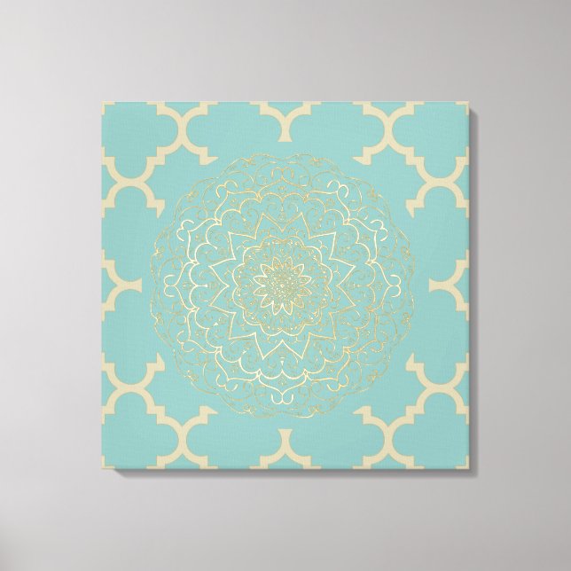Moroccan Mandala - Wrapped Canvas (Front)