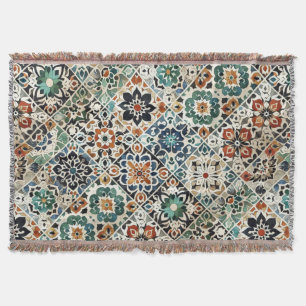 Moroccan Mixology Throw Blanket