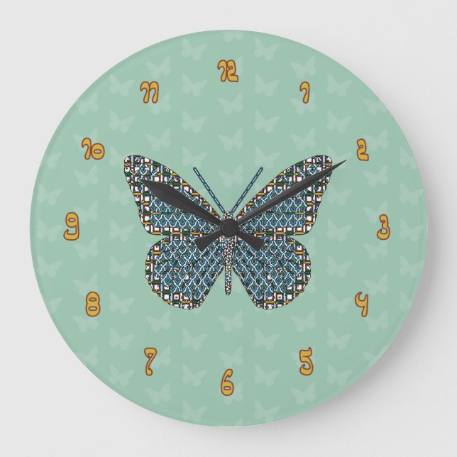 Moroccan Monarch Clock (Front)