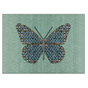Moroccan Monarch Glass Cutting Board