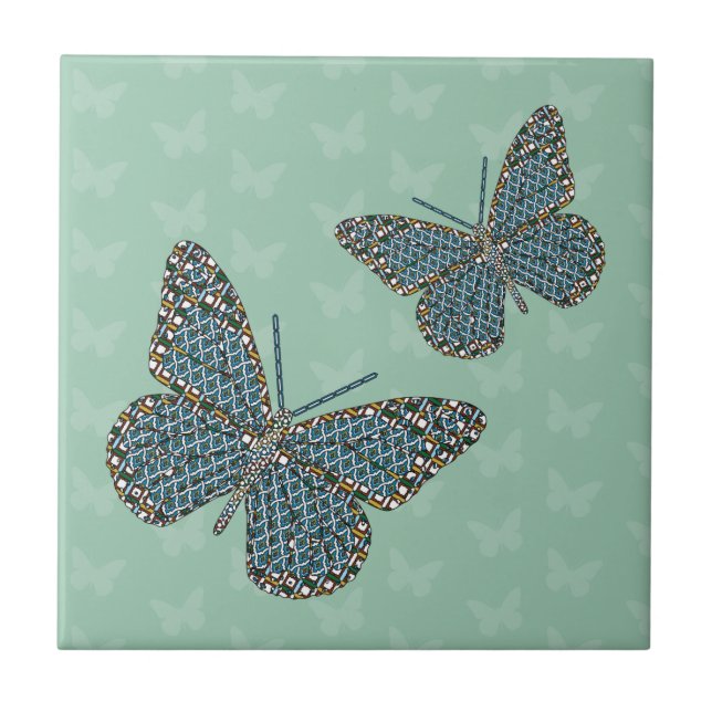 Moroccan Monarch Tile (Front)