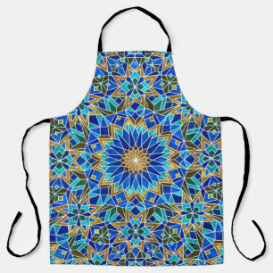 Moroccan Mosaic: Arabic Seamless Design Apron