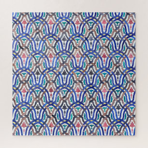 Moroccan mosaic: colourful traditional design. jigsaw puzzle