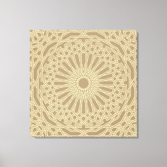 Moroccan Mosaic | Customisable Canvas Print (Front)