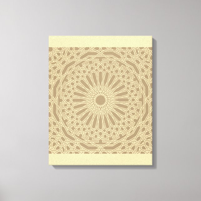 Moroccan Mosaic | Customisable Canvas Print (Front)