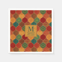Moroccan Mosaic Geometric Seamless Aztec Pattern