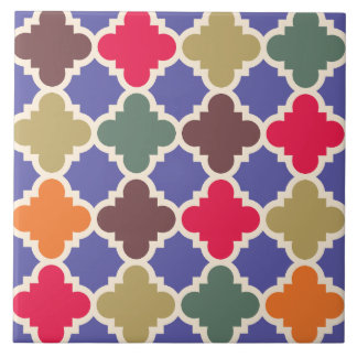 Moroccan Mosaic Pattern Ceramic Tile