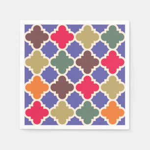 Moroccan Mosaic Pattern  Napkin