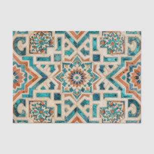 Moroccan Mosaic Pattern Tissue Paper