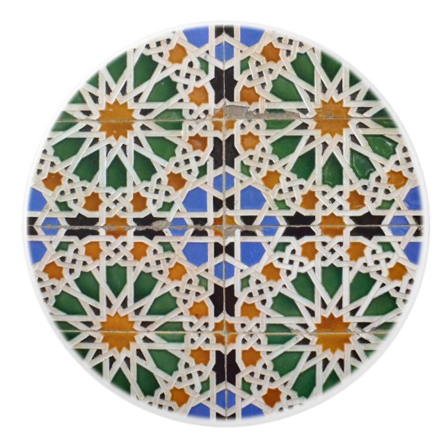 Moroccan Mosaic Style Knobs (Front)
