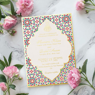 Moroccan Mosaic Terracotta Stones Islamic Wedding 