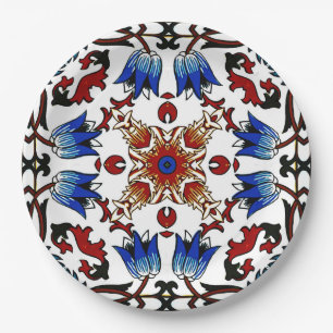 Moroccan,mosaic,Turkish, Paper Plate