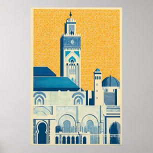 Moroccan Mosque Art Print Islamic Geometric