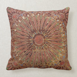Moroccan motif cushion