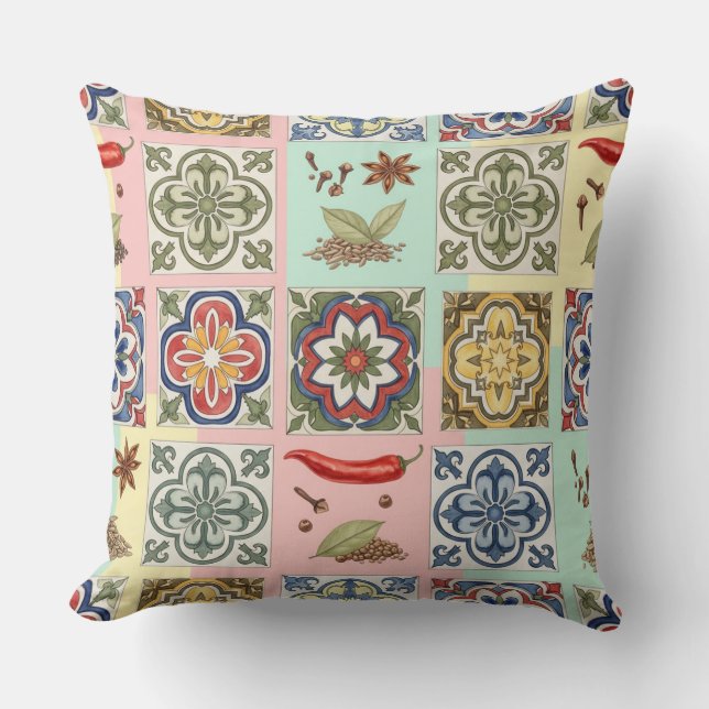  Moroccan Motifs by Natasha Us Cushion (Front)