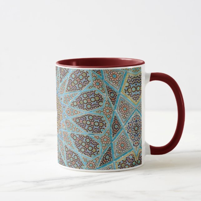 Moroccan old ceramic design ringer mug (Right)