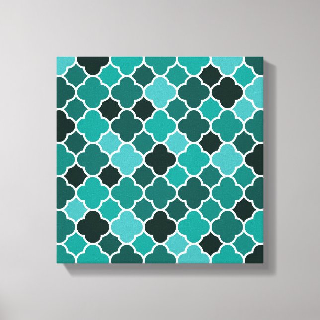 Moroccan pattern canvas print (Front)