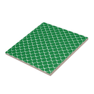 Moroccan Pattern Green Tile
